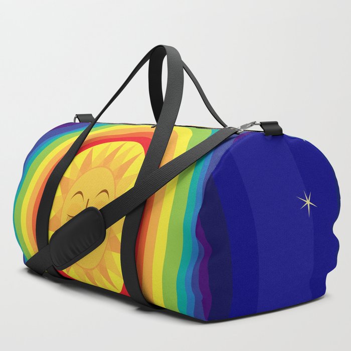 Rainbow duffle cheap bag