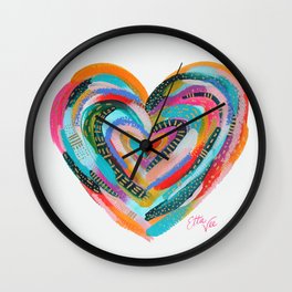 Art Heart no.1 Wall Clock