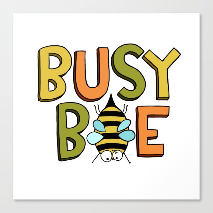Busy Bee Canvas Print