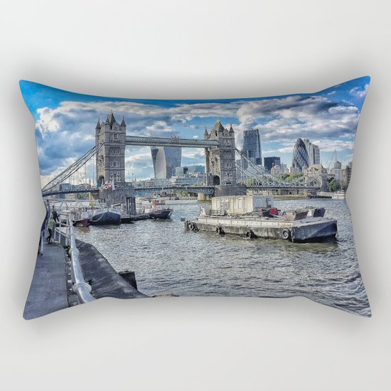 London Tower Bridge Rectangular Pillow