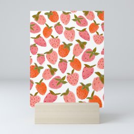 Strawberry Picking Mini Art Print