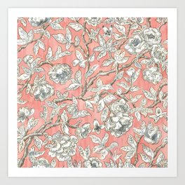 Hunnewell, Warm Pink Art Print