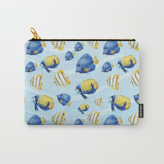 Marine Pattern 08 Carry-All Pouch