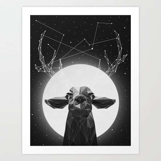 The Banyan Deer Art Print