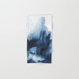 Indigo watercolor 2 Hand & Bath Towel