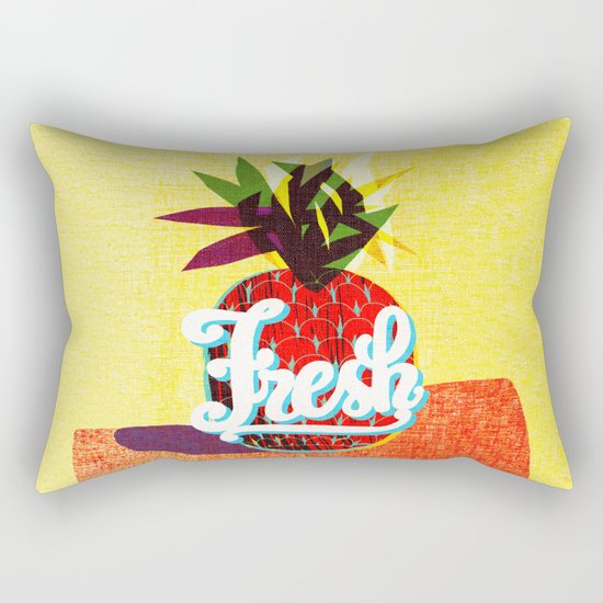 fresh flash Rectangular Pillow