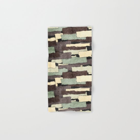 Textured Layers Abstract Hand & Bath Towel