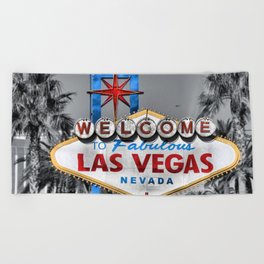 Welcome to Fabulous Las Vegas Beach Towel