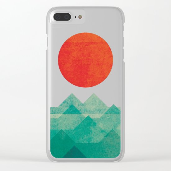 The ocean, the sea, the wave Clear iPhone Case
