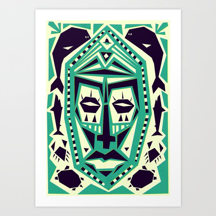 Discover the motif MASTER OF THE SEAS by Yetiland as a print at TOPPOSTER