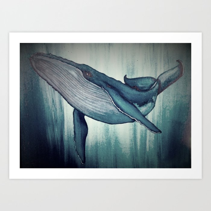 Vintage Whale Art Print By Acotilla Society6