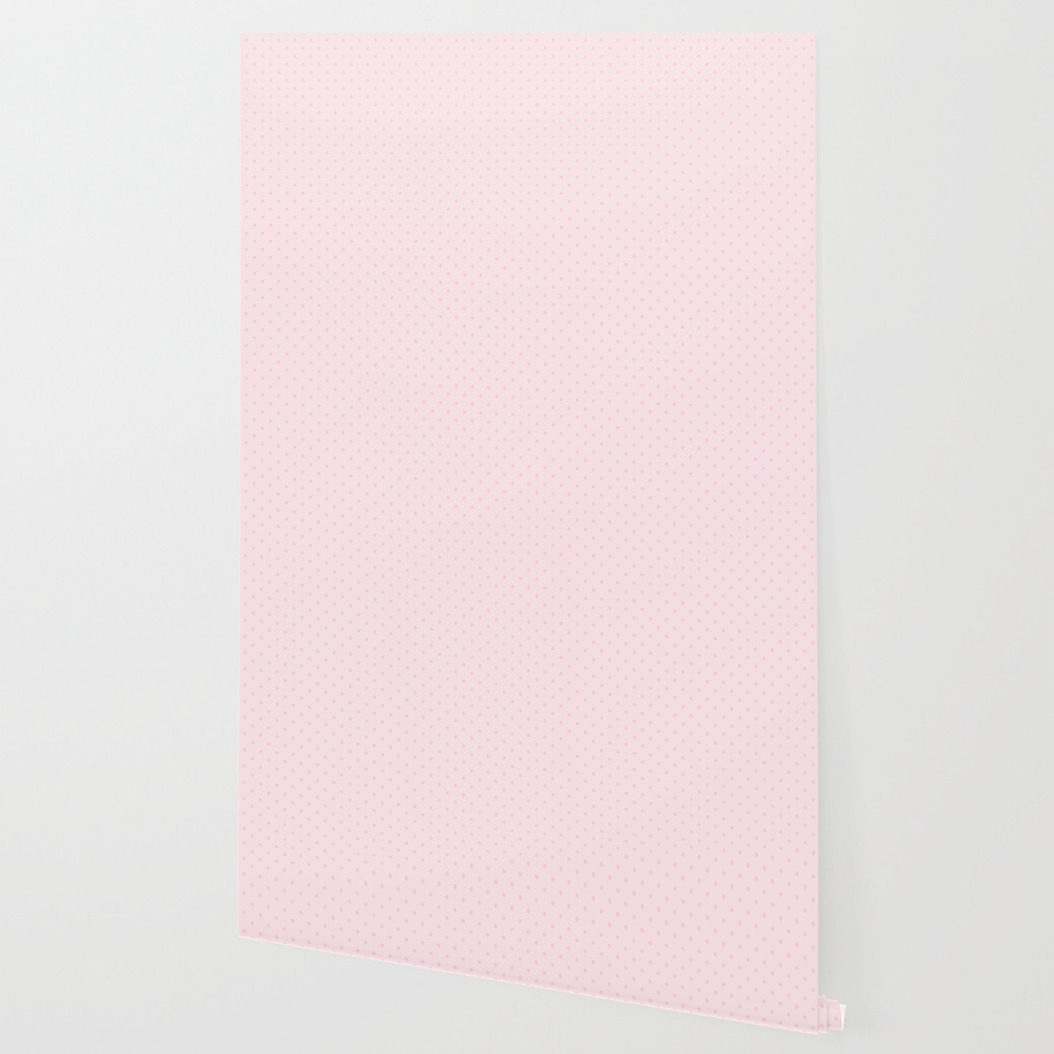 light soft pastel pink mini polka dot wallpaper by honorandobey