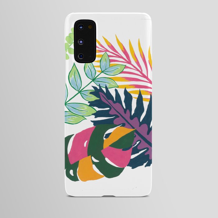Overlapping Leaves Android Case