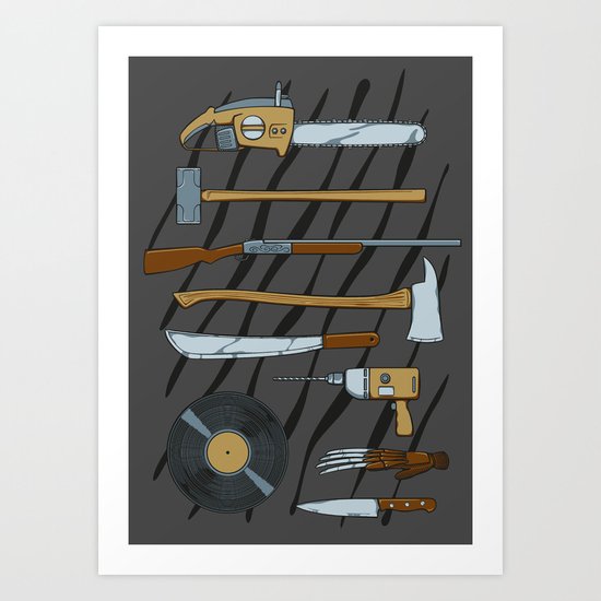 Horrible Weapons Art Print