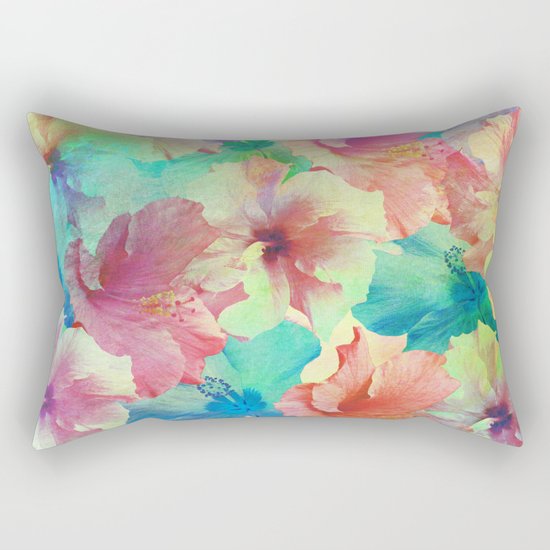 Hibiscus Dream #2 Rectangular Pillow