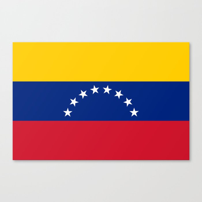 Venezuela Flag Canvas Print