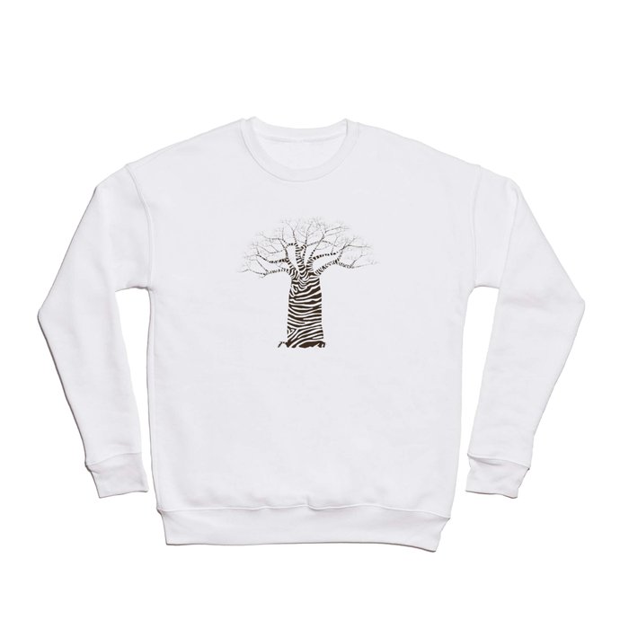 Zebra Tree Crewneck Sweatshirt