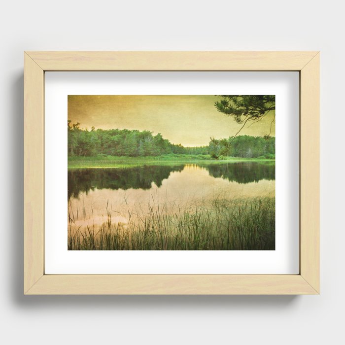 Up North Tranquility Recessed Framed Print