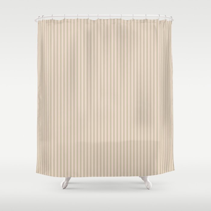 Candytuft Carabelle Daydream Stripe Shower Curtain