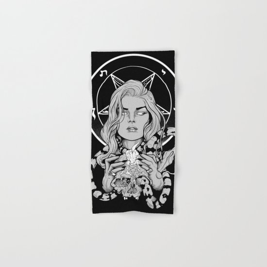 Black Mass Ritual Hand & Bath Towel