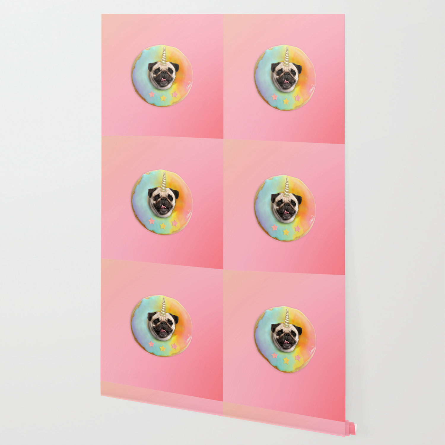 Unicorn Pug Pastel Donut Wallpaper By Lostanaw Society6 Pug pug unicorn from the above 736x1308 resolutions which is part of the iphone directory. society6