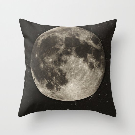 The Moon Throw Pillow