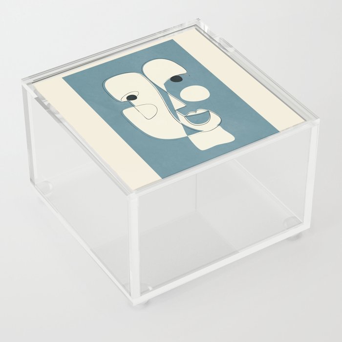 Abstract Face 03 Acrylic Box