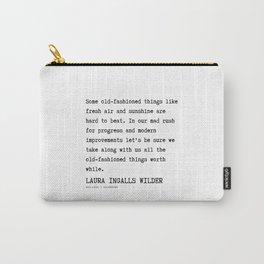 22   | Laura Ingalls Wilder Quotes| 201127 Carry-All Pouch