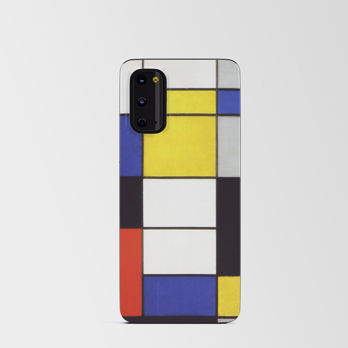 art by piet mondrian Android Card Case