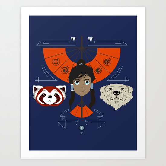 Spirited Avatar Art Print