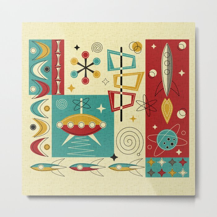 Retro Space Age Fun! ©studioxtine Art Print by studioxtine