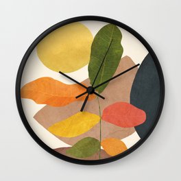 Colorful Branching Out 19 Wall Clock