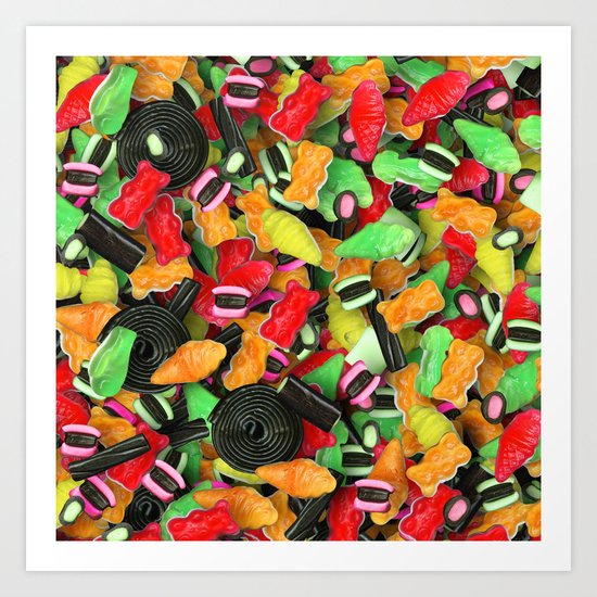 Candy 8 Art Print