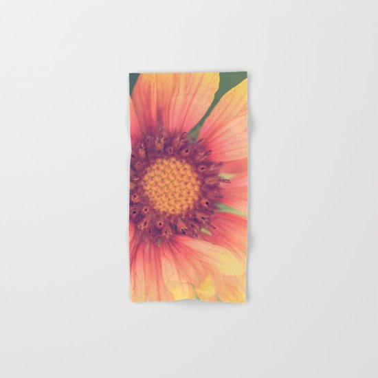 Pink and Orange Hand & Bath Towel