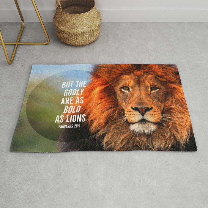 BOLD AS LIONS Rug
