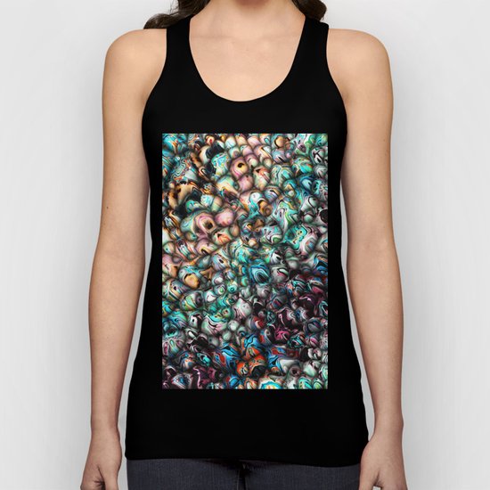 Textural 3D Abstract Unisex Tank Top