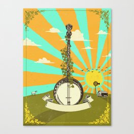 BANJO SUNRISE Canvas Print