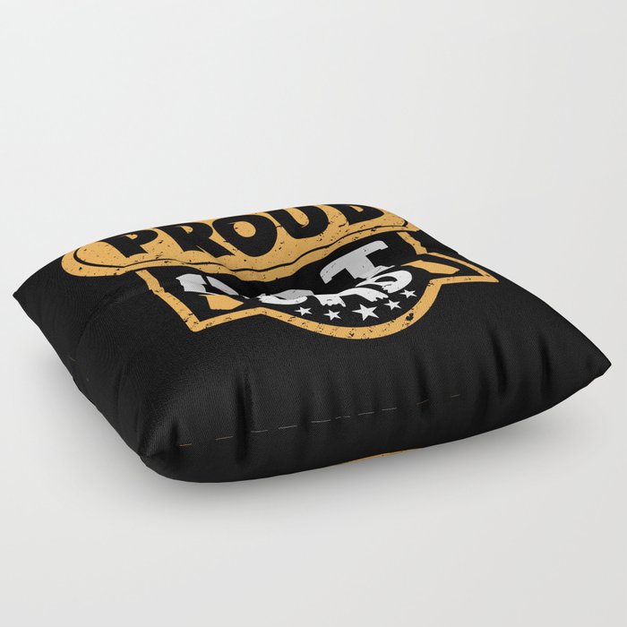 Proud Cat Dad Father's Day Floor Pillow