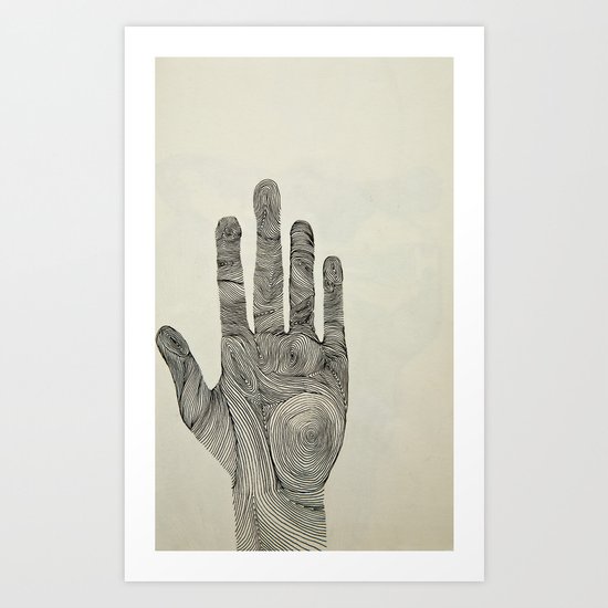 Hand Art Print