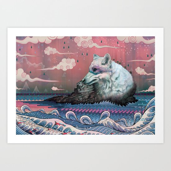 Lone Wolf Art Print