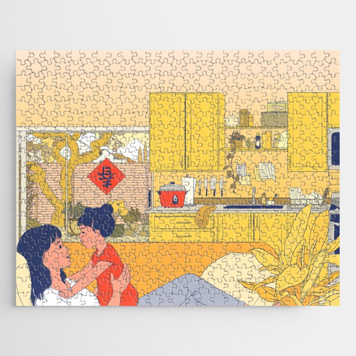 Let's Do Everything and Nothing - Taiwanese American Home Jigsaw Puzzle