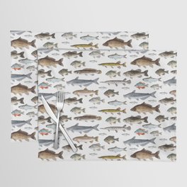 A Few Freshwater Fish Placemat