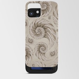 Nautilus Shell Pattern iPhone Card Case