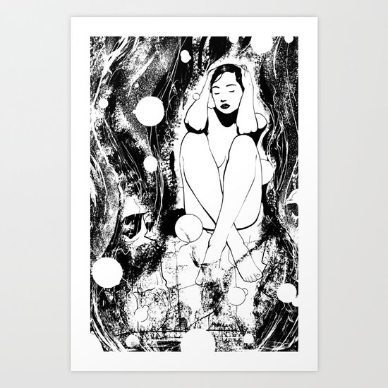 B & W No.5 Art Print