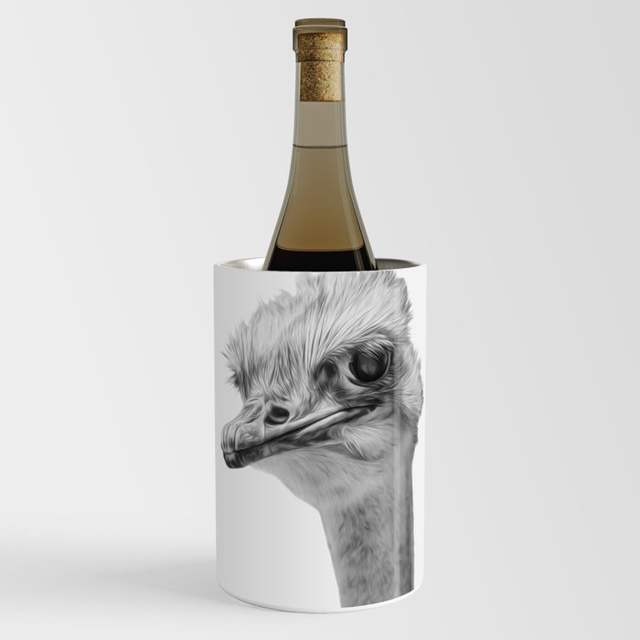 Whats up? - (inquisitive Ostrich) Wine Chiller