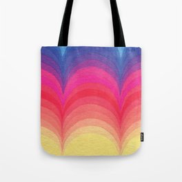 Rainbow Gradient Arches Tote Bag