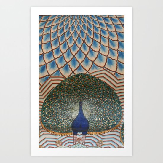Peacock Art Print