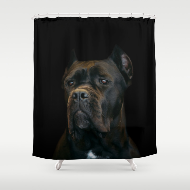 Cane Corso Italian Mastiff Shower Curtain By K9printart Society6