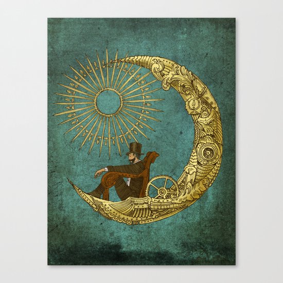 Moon Travel Canvas Print