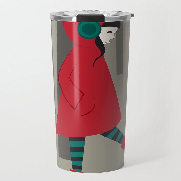 There is No Wolf Travel Mug